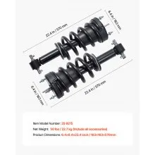 Front Air Shock Absorber Strut 2 PCS Compatible with Cadillac Chevrolet GMC