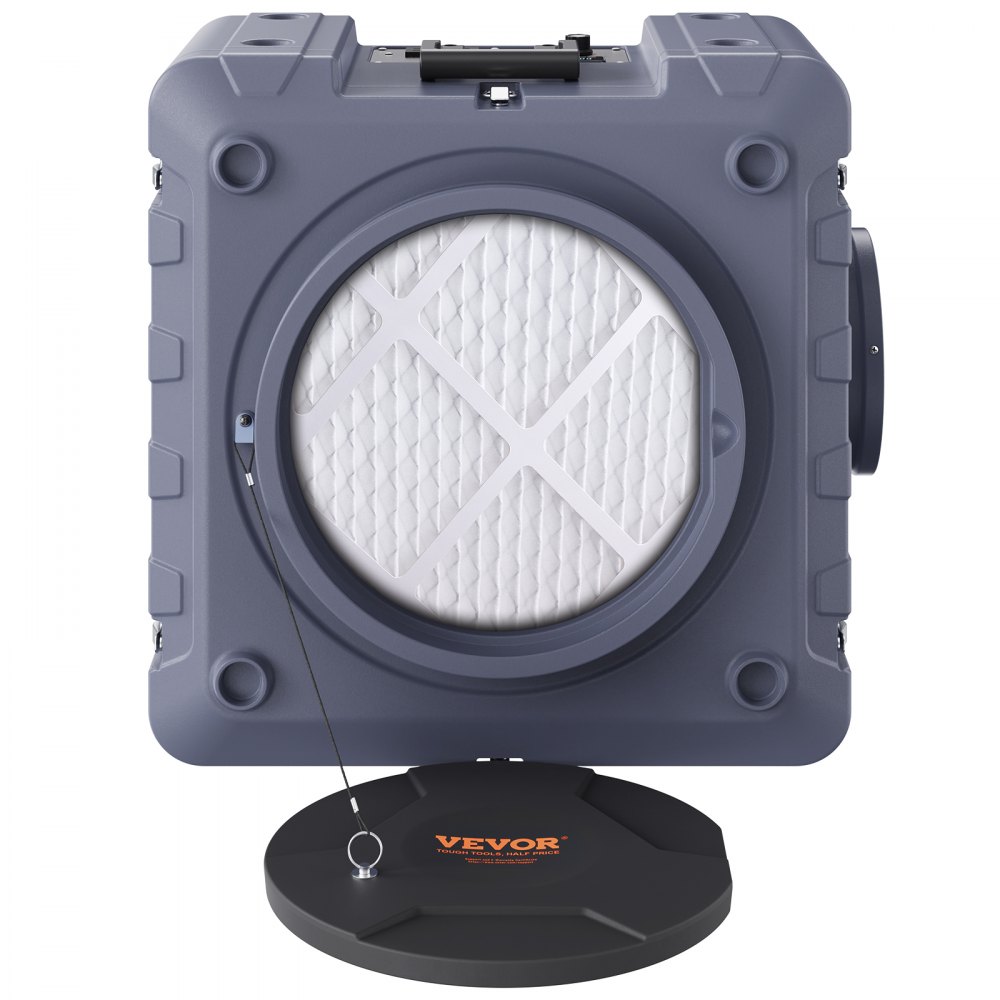 VEVOR Air Scrubber with 3-Stage Filtration, Stackable Negative Air Machine 800 CFM, Air Cleaner with MERV10, Carbon, H13 HEPA, for Home, Industrial and Commercial Use