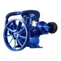 VEVOR Air Compressor Pump Head, 10HP 17.5CFM @ 90PSI, 3-Cylinder Oil Lubricated Air Compressor Piston Pump Head, Dual Stage V-Type Cast Iron Air Compressor Pump Replacement with Max. 185PSI Pressure