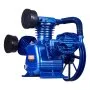 VEVOR Air Compressor Pump Head, 10HP 17.5CFM @ 90PSI, 3-Cylinder Oil Lubricated Air Compressor Piston Pump Head, Dual Stage V-Type Cast Iron Air Compressor Pump Replacement with Max. 185PSI Pressure