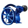 VEVOR Air Compressor Pump Head, 5.5HP 5.75CFM @ 90PSI, Twin Cylinder Oil Lubricated Air Compressor Piston Pump Head, Dual Stage V-Type Cast Iron Air Compressor Pump Replacement with Max. 185PSI Pressure