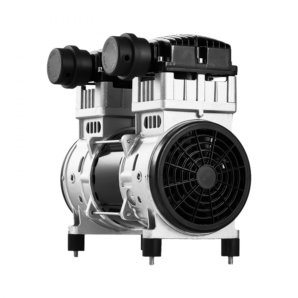 VEVOR Air Compressor Motor, 2HP 5.2CFM @ 90PSI Oil Free Air Compressor Pump & Max. 145PSI Pressure, 78dB Ultra-Quiet Compressor Motor for Auto Repair, Tire Inflation, Spray Painting, Woodwork Nailing