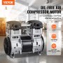 Moteur de compresseur d'air VEVOR 2HP 5.2CFM à 90PSI sans huile avec pression max. 145PSI