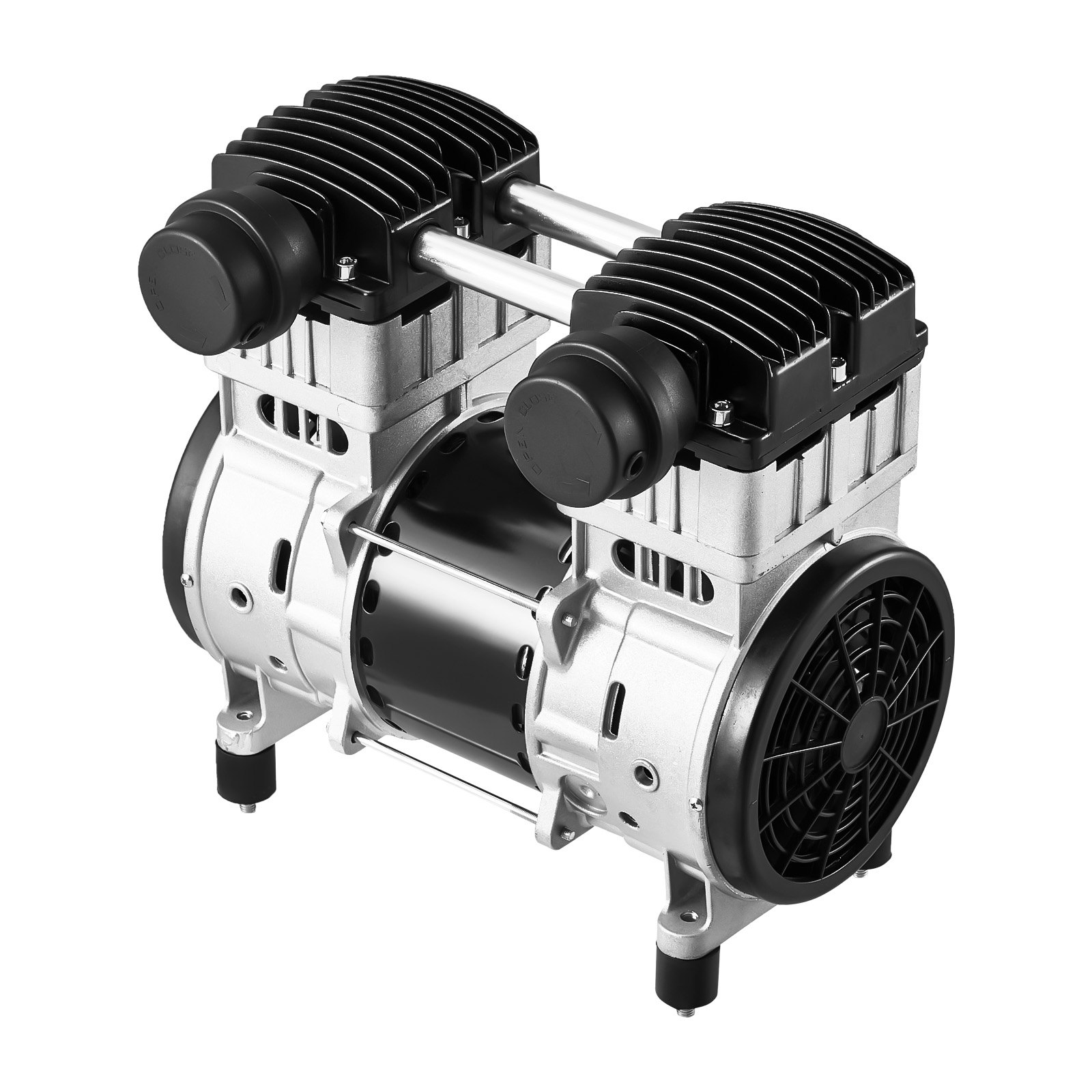 VEVOR Air Compressor Motor, 2HP 5.2CFM @ 90PSI Oil Free Air Compressor Pump & Max. 145PSI Pressure, 78dB Ultra-Quiet Compressor Motor for Auto Repair, Tire Inflation, Spray Painting, Woodwork Nailing