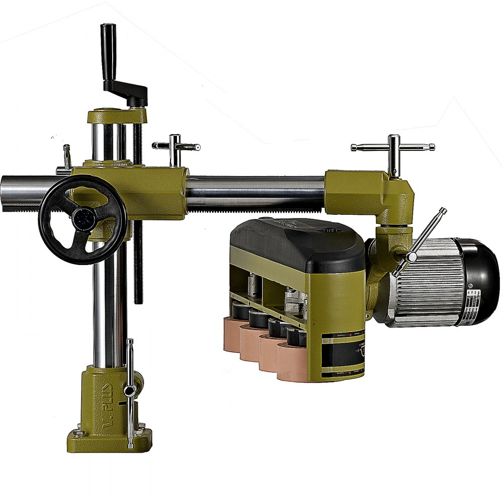 VEVOR Power Feeder, 1 HP Power Stock Feeder, Single PH Table Saw Feeder, 110V Woodworking Power Feeder, 8 Speed Woodworking Stock Feeder with 4 Roller and Variable Speed for Milling and Ripping