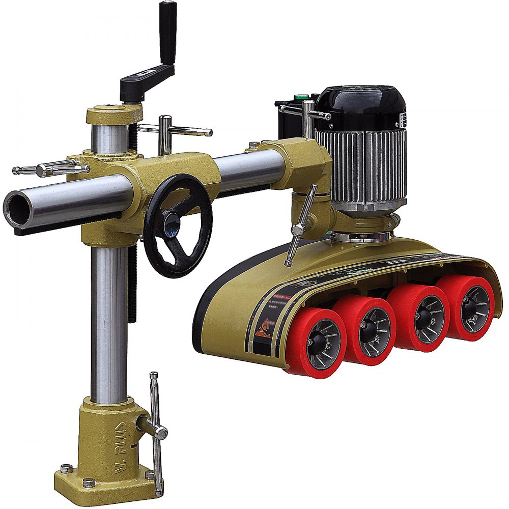 VEVOR Power Feeder, 1 HP Power Stock Feeder, Single PH Table Saw Feeder, 110V Woodworking Power Feeder, 8 Speed Woodworking Stock Feeder with 4 Roller and Variable Speed for Milling and Ripping