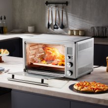 Freidora de aire VEVOR 13 en 1, horno tostador, 28 l, 1800 W, horno de convección para uso doméstico