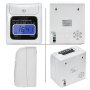 Attendance Clock Digital Time Recorder Punch Card Machine LCD Screen w/Timecards