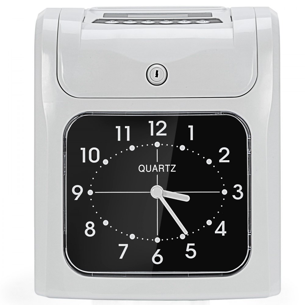 Electronic Employee Attendance Punch Time Recorder W/ 50 Cards