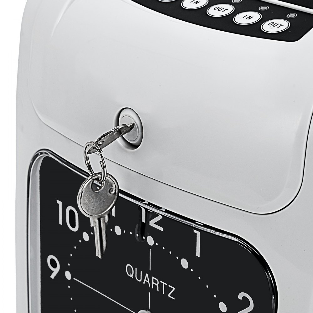 Electronic Employee Attendance Punch Time Recorder W/ 50 Cards