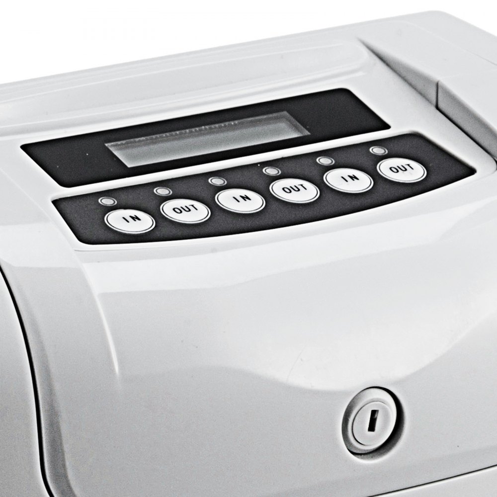 Electronic Employee Attendance Punch Time Recorder W/ 50 Cards