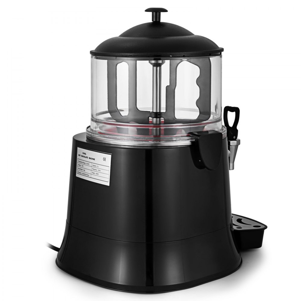 Máquina para derretir chocolate Olla Tanques dobles 5L para control digital de panadería en el hogar