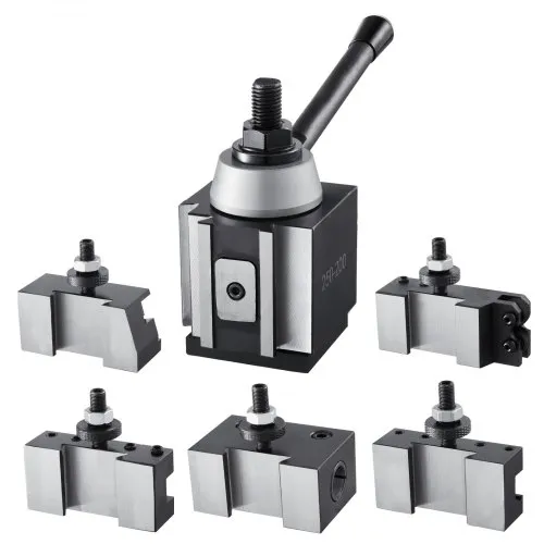 Quick Changing Tool Post CNC Turning HighCarbon Steel Durable Lathe