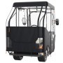 VEVOR Golf Cart Enclosure, 420D Polyester Driving Enclosure with 4-Sided Transparent Windows, 4 Passenger Club Car Covers for 2+2 Passenger Golf Carts, Sunproof and Dustproof Outdoor Cart Cover