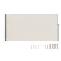 VEVOR Retractable Side Awning, 71''x 138'' Outdoor Privacy Screen, 180g Polyester Water-proof Retractable Patio Screen, UV 30+ Room Divider Wind Screen for Patio, Backyard, Balcony, Beige