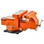 VEVOR Heavy Duty Bench Vise, 203 mm Jaw Width, Multi-Purpose Ductile Iron Bench Vise with Anvil, 360-Degree Locking Swivel Base, 75 mm Throat Depth, 203 mm Max Jaw Opening, for Drilling, Pipe Cutting
