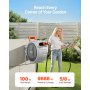 Retractable Garden Hose Reel 5/8 Inch x 100 ft Wall Mounted Garden Hose Reel