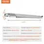 VEVOR Aluminum Work Plank Telescoping 9-15 ft/2.7-4.6 m 500 lb/226.8 kg Capacity Scaffold Plank