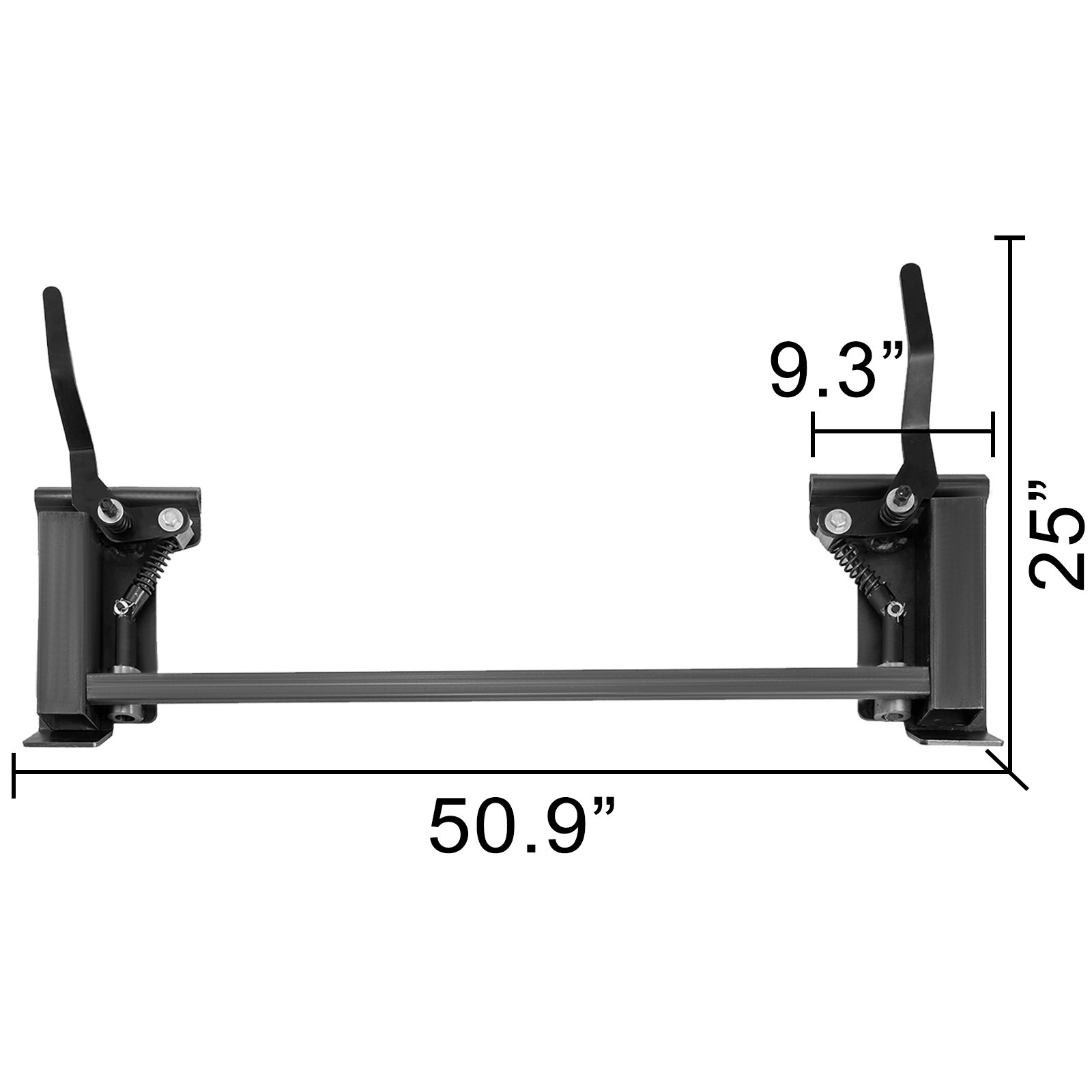 Universal Quick Tach Conversion Adapter Brace Latch Tractor Attachments