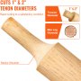 VEVOR Tenon Cutter, 1"/25.4mm & 2"/50.8mm Diameter, with Dual Curved Blades & Button Screws Home Master Kit, Premium Aluminum & Steel Log Furniture Cutter, Commercial Beginner’s Tool for Home DIY
