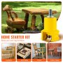 VEVOR Tenon Cutter, 1.5" / 38 mm Diameter, Premium Aluminum & Steel Log Furniture Cutter, with Dual Curved Blades & Button Screws Home Master Kit, Commercial Woodworking Tool for Home Beginner DIY