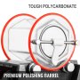 Vevor kt6808 polidor de jóias tumbler 3kg mini polidor tumbler rotativo polidor de superfície jóias polimento máquina de acabamento