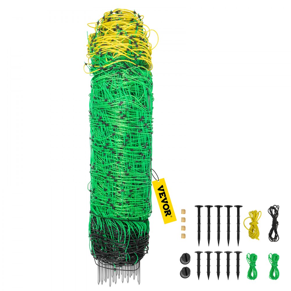 Filet volaille 50m, double pointe, 112 cm (vert)