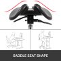 Twin Adjustable Saddle Chair Stool Leather Blood Circulation Gas Lift Massage