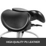 Twin Adjustable Saddle Chair Stool Leather Blood Circulation Gas Lift Massage