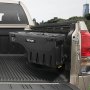 VEVOR Truck Bed Storage Box, Lockable Lid, Waterproof ABS Wheel Well Tool Box 6.6 Gal/20 L with Password Padlock, Compatible with Tundra 2007-2021, Passenger Side, Black