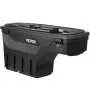 VEVOR Truck Bed Storage Box, Lockable Lid, Waterproof ABS Wheel Well Tool Box 6.6 Gal/20 L with Password Padlock, Compatible with Tundra 2007-2021, Driver Side, Black