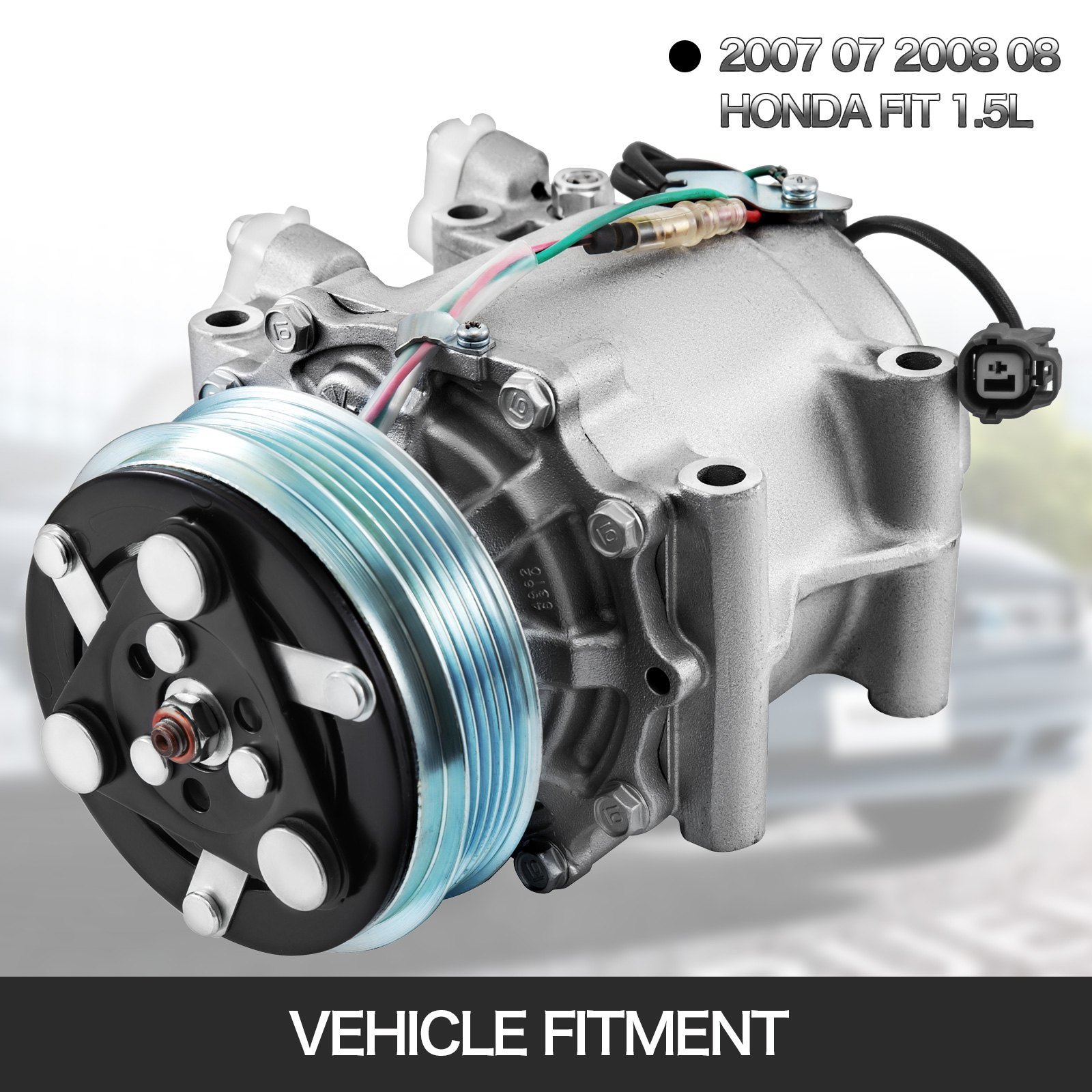 VEVOR Air Conditioner Compressor, A/C Compressor Clutch for Universal Auto Air Conditioner CO3407AC A/C Compressor