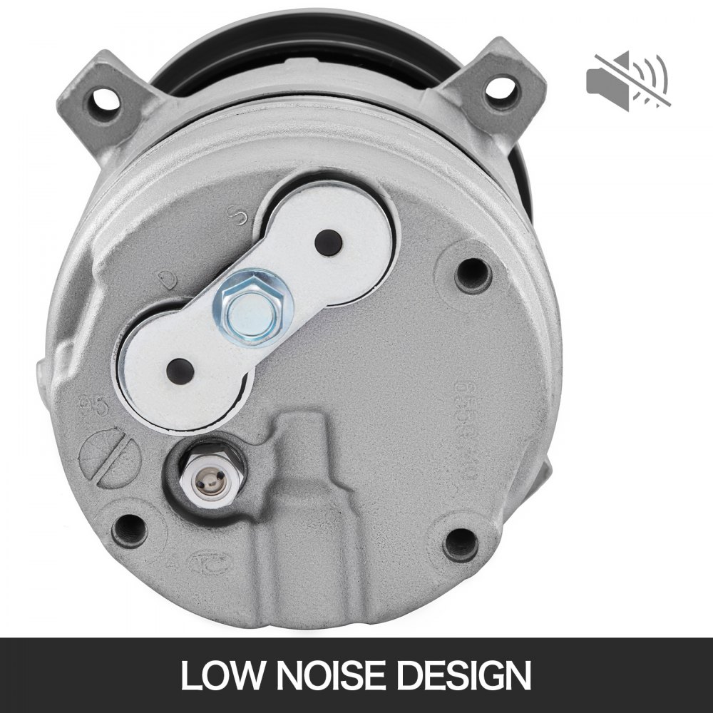 VEVOR A/C Compressor Air Pump Compressor for Che-vro-let S10 Lum-ina Cu-tlass Cie-ra Cutlass Supreme G-M-C So-no-ma CO 20215C - 1135279