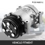 VEVOR Air Conditioner Compressor CO 4261C A/C Compressor for Blazer S10 Silverado 1500 Express 3500 Sonoma