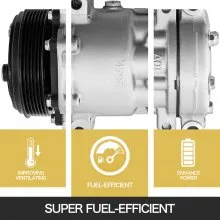 VEVOR Air Conditioner Compressor CO 4261C A/C Compressor for Blazer S10 Silverado 1500 Express 3500 Sonoma