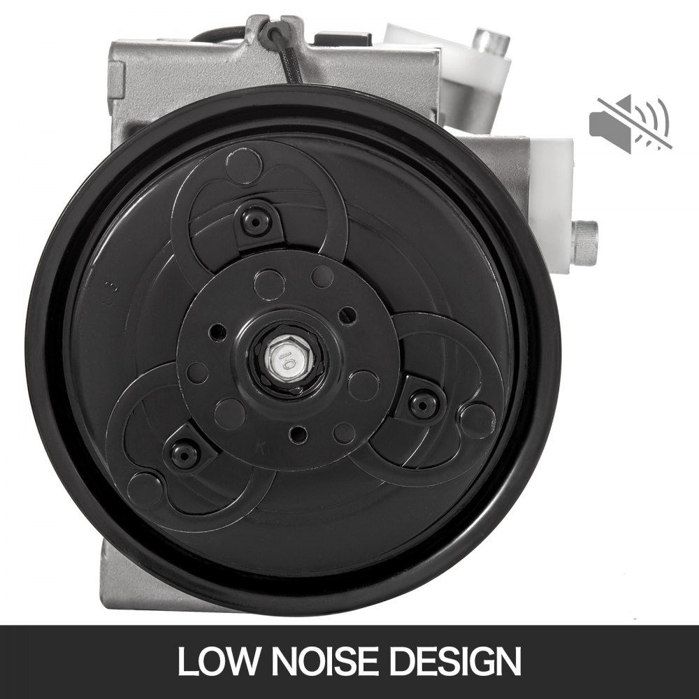 VEVOR A/C Compressor Kit Aluminum  AC Compressors w/ Clutch AC Conditioning Compressor Fits Nissan Sentra 1.8L 2000-2006 CO 10609JC