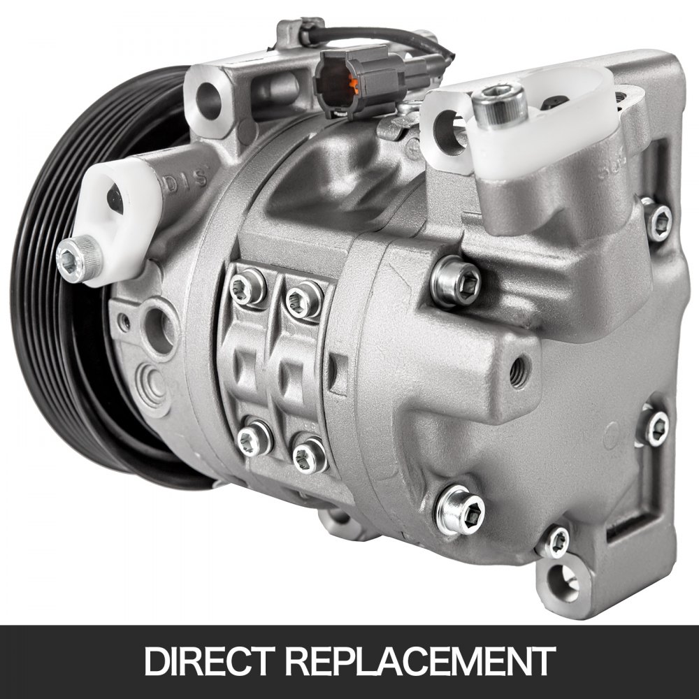 VEVOR A/C Compressor Kit Aluminum  AC Compressors w/ Clutch AC Conditioning Compressor Fits Nissan Sentra 1.8L 2000-2006 CO 10609JC