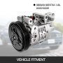 VEVOR A/C Compressor Kit Aluminum  AC Compressors w/ Clutch AC Conditioning Compressor Fits Nissan Sentra 1.8L 2000-2006 CO 10609JC