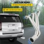 VEVOR Exhaust Header Stainless Steel Long Tube Exhaust Header Polished Manifold Header For Chevy 283 302 305 307 327 350 400 Long Tube Exhaust Header