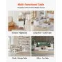 3 Piece Farmhouse Coffee Table Set 40 in with 2 End Table for Living Room