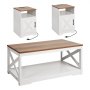 Square Table-3 pieces-Charging Station