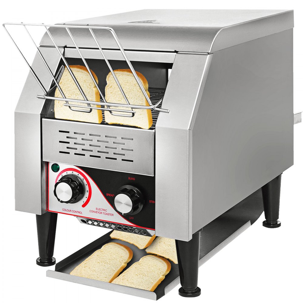 300pcs/h Electric Commercial Conveyor Toaster Restaurant 7 Colors Sandwiches