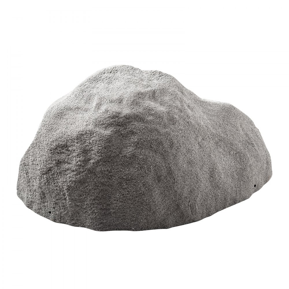 VEVOR Faux Rock Cover, Outdoor Fake Rock Well Pump Cover, Realistic Natural Texture, Lightweight & Weather-Resistant Artificial Boulder for Landscaping Garden Yard Décor, Dark Grey, Medium Size