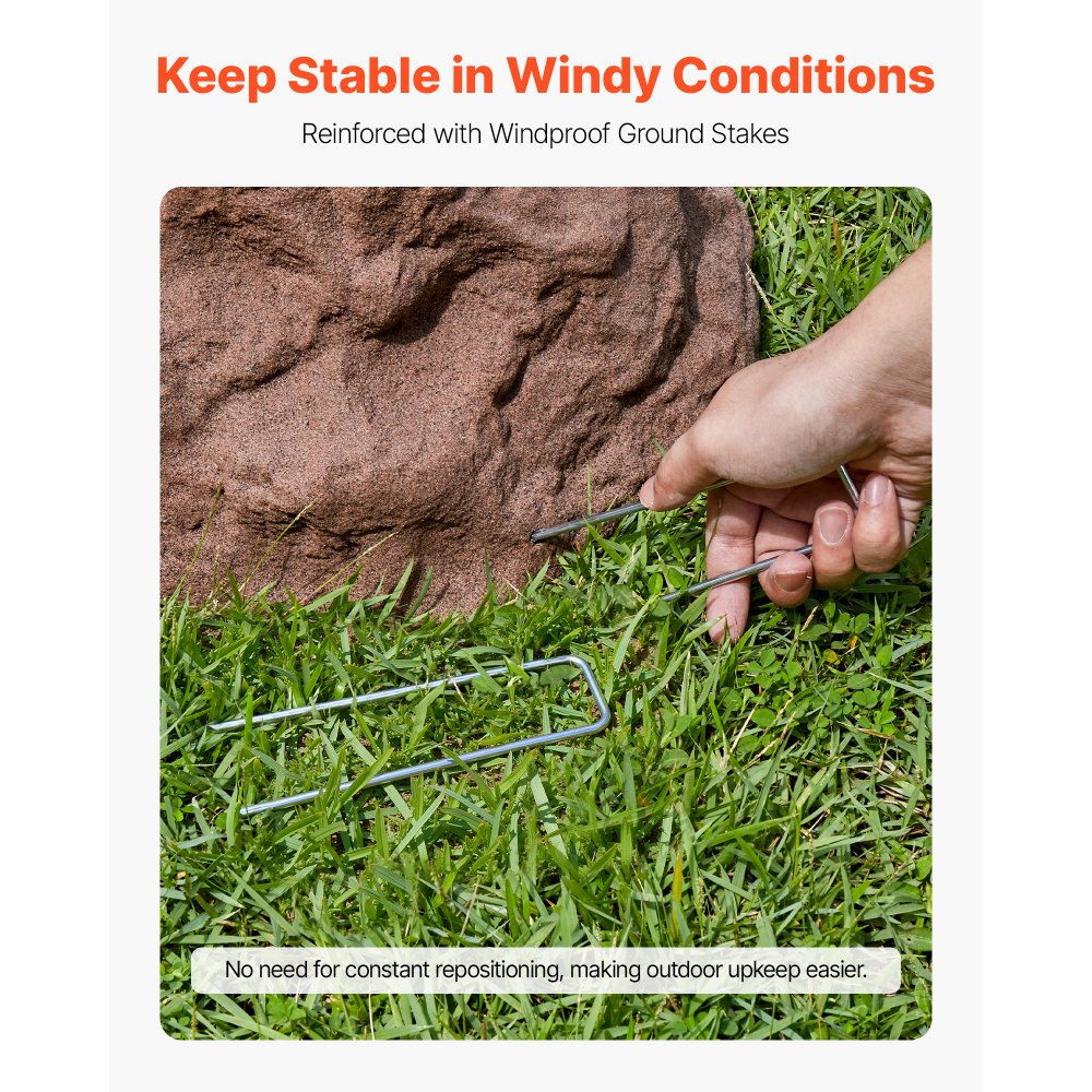 VEVOR Faux Rock Cover, Outdoor Fake Rock Well Pump Cover, Realistic Natural Texture, Lightweight & Weather-Resistant Polyresin Artificial Boulder for Landscaping Garden Yard Décor, Brown, Small Size