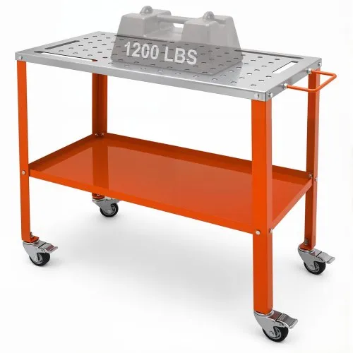 Keevituslaud ratastel 91,4 x 45,7 cm, 544 kg