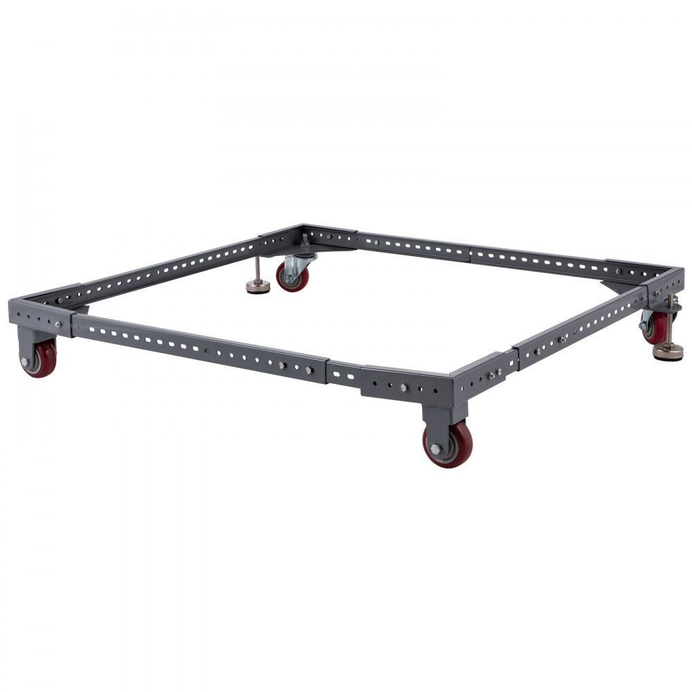 VEVOR Adjustable Universal Mobile Base PM-2500 Heavy-Duty Mobile Base Rolling Mobile Base, Used for Mobilizing Large Power Tools, Table Saws, Drill Press, Planers, Jointers, Fridge and Washing Machine