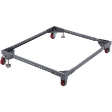 VEVOR Adjustable Universal Mobile Base PM-2500 Heavy-Duty Mobile Base Rolling Mobile Base, Used for Mobilizing Large Power Tools, Table Saws, Drill Press, Planers, Jointers, Fridge and Washing Machine
