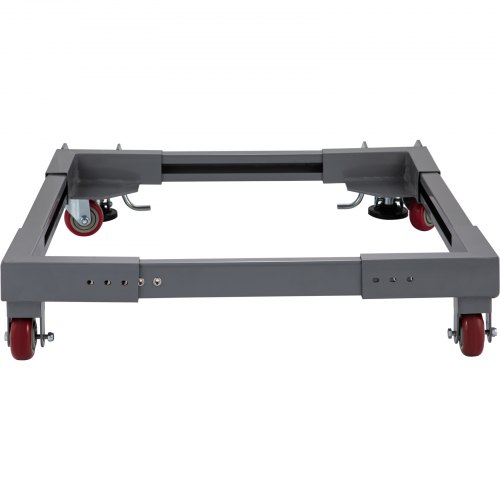 VEVOR Adjustable Universal Mobile Base 1500 LBS Load-Bearing Capacity Heavy-Duty Mobile Base Rolling Mobile Base with Locking Levers, Used for Mobilizing Woodworking Equipment, Fridge, Washing Machine