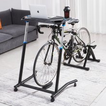 VEVOR Mobile Cycling Desk Foldable Bike Trainer Fitness Desk with Lockable Wheel