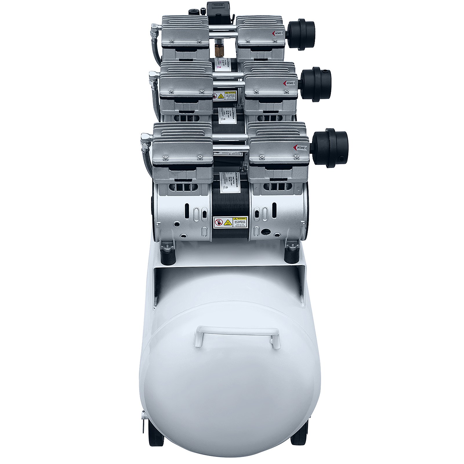 VEVOR 3HP Oil Free Air Compressor Silenced 100L Tank Ultra 3 Silent Inflator for Auto Repair, Tire Inflation, Spray Painting, Woodwork Nailing